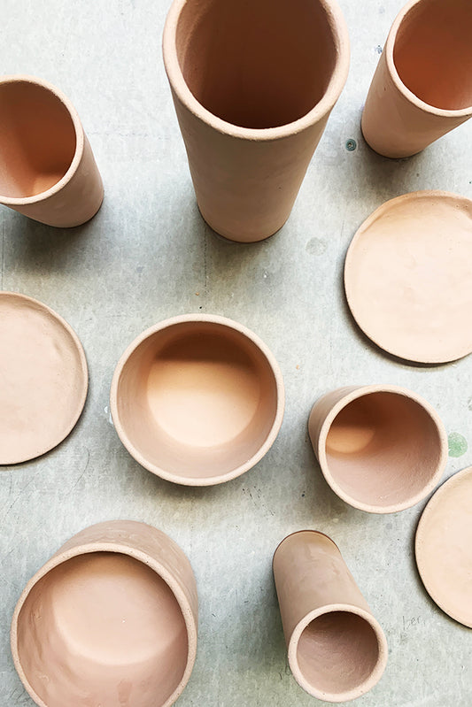 Unloading a Bisque Kiln