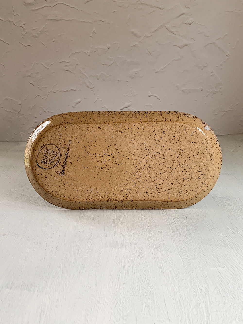 Small Oval Stoneware Tray