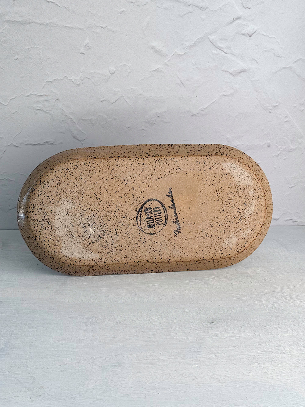 Small Oval Stoneware Tray