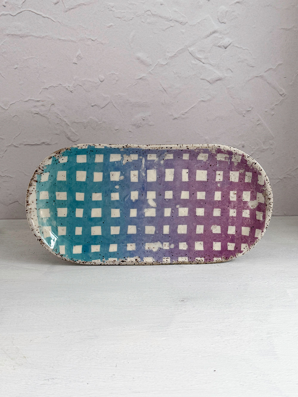 Small Oval Stoneware Tray