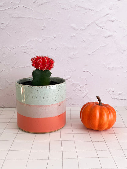 NEW SIZE - Brighter Days Small Stoneware Planter - Available in Assorted Colors