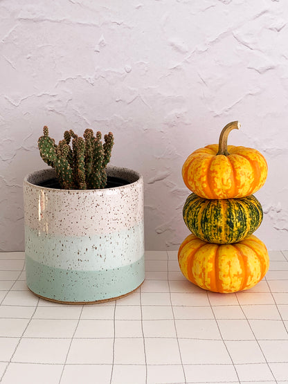 NEW SIZE - NEW - Seasonal Color - Brighter Days Small Stoneware Planter