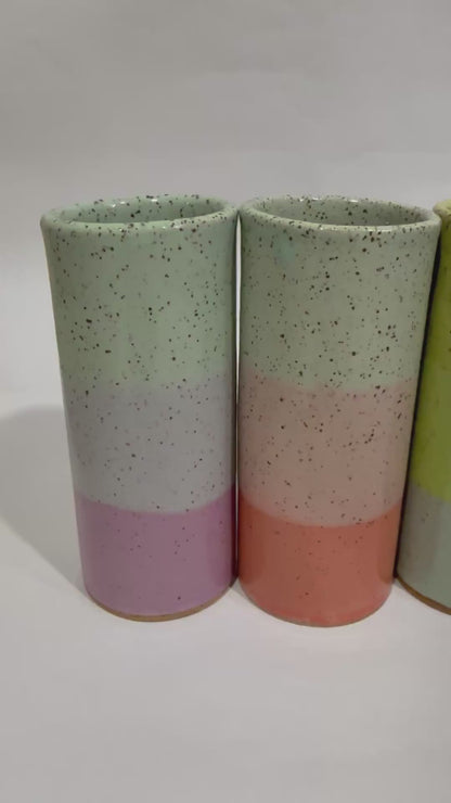 Brighter Days Stoneware Bud Vase - Available in Assorted Colors