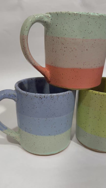 Brighter Days Stoneware Mug - Available in Assorted Colors